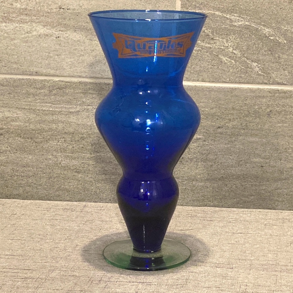 Star Trek Experience Quark's Bar 9" Glass Blue ✨💙